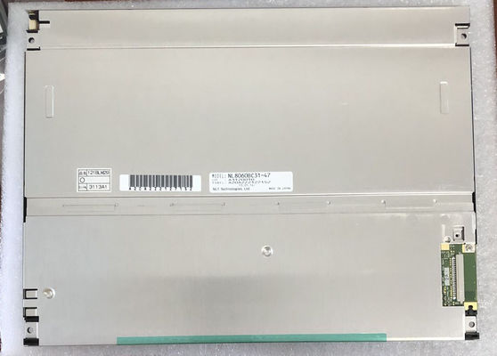 NL8060BC31-47 A MÁS TARDAR 12.1INCH 450CD/M2 LCM 800×600 800×600RGB WLED LVDS 	Temporeros del almacenamiento.: -30 ~ EXHIBICIÓN INDUSTRIAL del LCD de 80 °C