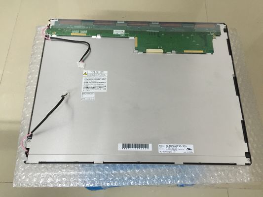 NL10276BC30-33 A MÁS TARDAR temporeros de funcionamiento de 15INCH 350CD/M2 LCM 1024×768 1024×768RGB CCFL LVDS.: 0 ~ EXHIBICIÓN INDUSTRIAL del LCD de 70 °C
