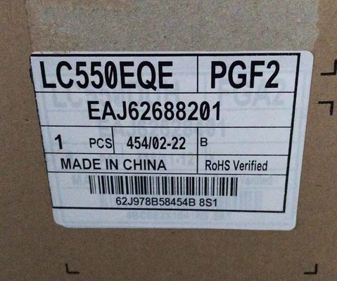 Cd/m de LC550EQE-PGF2 LG Display 55&quot; 3840 (RGB) EXHIBICIÓN INDUSTRIAL del LCD del ² de ×2160 350