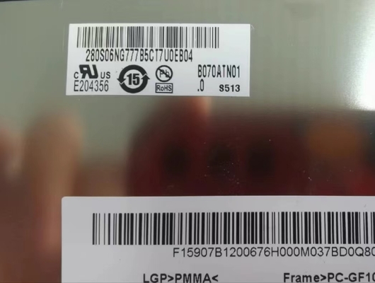 7 el panel B070ATN01.0 del cojín y de la tableta de la pulgada 1024*600 sin la pantalla táctil