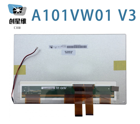 Temporeros del almacenamiento de A101VW01 V3 AUO 10.1INCH 800×480RGB 300CD/M2 WLED TTL.: -20 ~ EXHIBICIÓN INDUSTRIAL del LCD de 70 °C