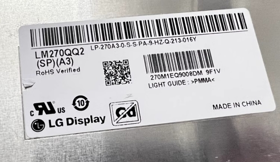 LM270QQ2-SPA3 LG Display 27.0" 5120 ((RGB) × 2880, 540 cd/m2 (tipo.)