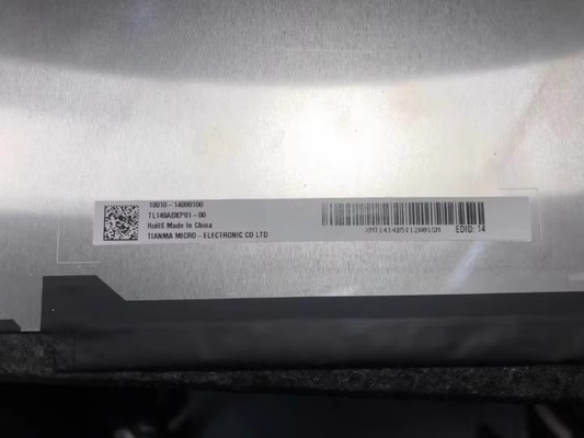 TL140BDXP01-00 AUO 14.0&quot; 1920 ((RGB) × 1080, 300 cd/m2 Pantalla LCD industrial