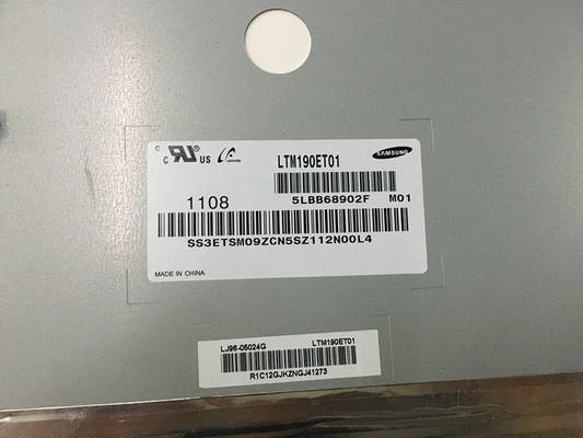 LTM190ET01 Samsung 19.0&quot; 1280 ((RGB) ×1024, 250 cd/m2 Pantalla LCD industrial