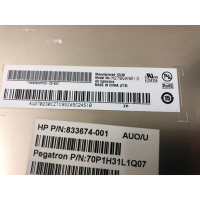 M270QAN02.0 AUO 27.0&quot; 3840 ((RGB) × 2160, 300 (tipo.) ((cd/m2)