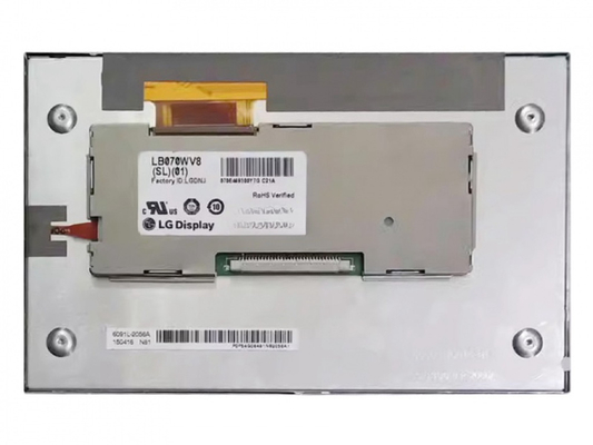 LB070WV8-SL01 LG DISPLAY 7&quot; 800 ((RGB) × 480, WVGA 133PPI,450 cd/m2 DISPLAY LCD industrial