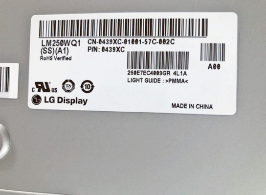 LM250WQ2-SSA1 LG Display 25&quot; 2560 ((RGB) × 1440 Cuad-HD 117PPI 300 cd/m2 Display LCD industrial