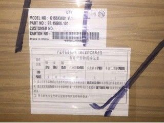 G156XW01 V1 1366×768 15,6 pulgadas Industrial TFT Display 400 (tipo.) ((cd/m2)