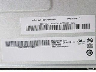 G156HAN01.0 16.2M 15.6 pulgadas 40 pines Simetría TFT Panel LCD 89/89/89/89