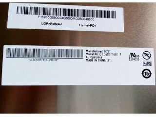 Lámpara de 15 pulgadas LCD TFT reimpressible G150XTN01.1 Para uso industrial 80/80/60/80 (tipo)