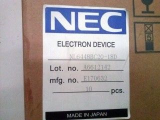 NL6448BC20-18D 122PPI 6,5 pulgadas 640×480 NEC TFT LCD Display 132.48 × 99.36 mm