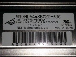 NEC LCM A-Si TFT LCD de 640×480 1000 cd/m2