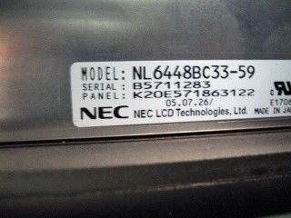 10.4 INCH NEC Pantalla TFT NL6448BC33-59 70/70/45/55 (tipo) ((CR≥10)