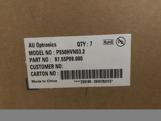 55 pulgadas RGB 700 cd/m2 1920 ((RGB) × 1080 40PPI Panel TFT LCD P550HVN03.2