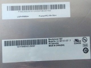 72% NTSC 23 pulgadas 300cd/m2 TFT Pantalla LCD G230HAN01.1 89/89/89/89 (tipo.)