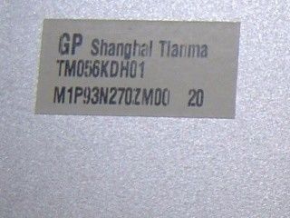 TM056KDH01 5,6&quot; 320×234 71PPI 200cd/m2 Ángulo de visión 65/65/45/65 TIANMA TFT