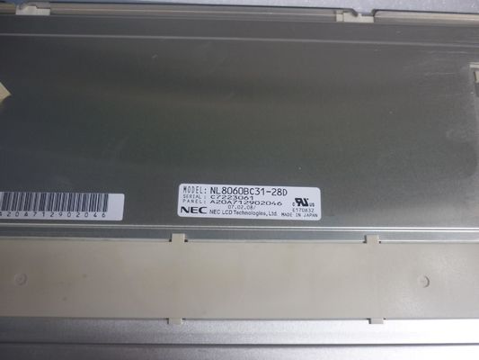 12.1&quot; 800*600 350cd/m2 82PPI NEC Panel TFT NL8060BC31-28D 70/70/45/55