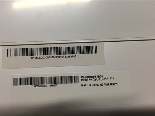 G084SN03 V3 8.4 INCH 250 cd/m2 800×600 Ángulo de visión 80/80/80/60 TFT-LCD, LCM