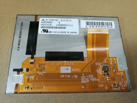 AA050MG03--Temperatura de funcionamiento del T1 Mitsubishi 5INCH 800×480 RGB 700CD/M2 WLED TTL: -20 ~ EXHIBICIÓN INDUSTRIAL del LCD de 70 °C