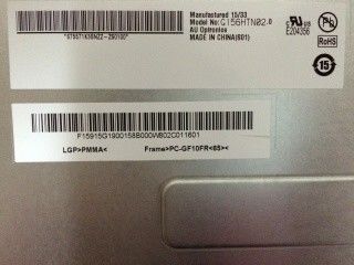 Contraluz de la PULGADA WLED de G156HTN02.0 AUO 15,6, horas del ≥ 50K de la vida, con el conductor del LED, I/F reverso, mate
