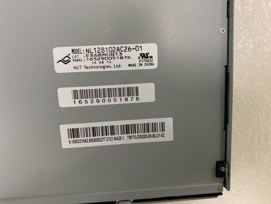 NL128102AC26-01 A MÁS TARDAR temporeros del almacenamiento de 17INCH 400CD/M2 LCM 1280×1024 1280×1024RGB WLED LVDS.: -30 ~ 80 el °C LCD INDUSTRIAL DESPLAZA