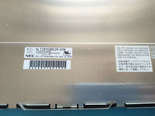 NL128102BC29-01B A MÁS TARDAR temperatura de funcionamiento de 19INCH 280CD/M2 LCM 1280×1024 1280×1024RGB CCFL LVDS: 0 ~ 55 °C LC INDUSTRIAL