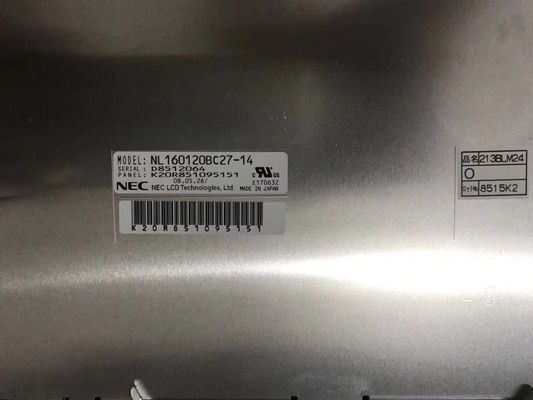 NL160120BC27-14 A MÁS TARDAR temporeros del almacenamiento de 21.3INCH 250CD/M2 LCM 1600×1200 1600×1200RGB CCFL LVDS.: -20 ~ 60 °C LCD INDUSTRIAL SID
