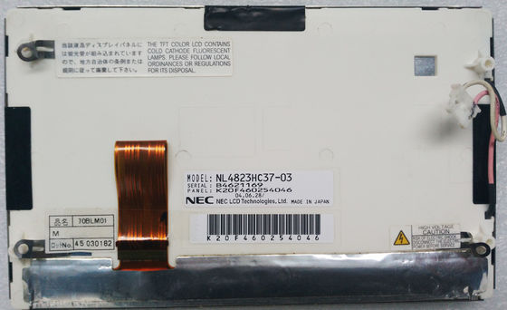 450CD/M2 LCM 480×234 7 pulgadas CCFL Análogo NEC TFT Pantalla NL4823HC37-03