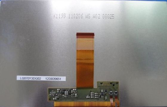 LQ070Y3DG02 sostenido 7&quot; LCM 800×480RGB  ² de los 280cd/m   EXHIBICIÓN INDUSTRIAL DEL LCD
