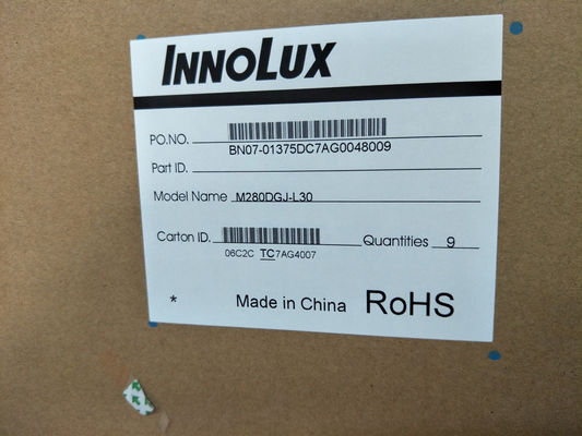 M280DGJ-L30 cd/m de Innolux 28,0" 3840 (RGB) EXHIBICIÓN INDUSTRIAL del LCD del ² de ×2160 300