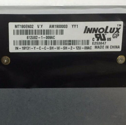 MT190EN02 V.Y Innolux 19,0” 1280 (RGB) EXHIBICIONES INDUSTRIALES del LCD del ² de ×1024 250 cd/m