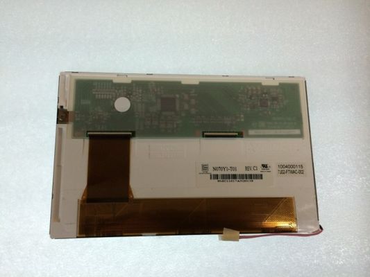 N070Y1-T01 cd/m del CMO 7,0&quot; 800 (RGB) EXHIBICIÓN INDUSTRIAL del LCD del ² de ×480 250