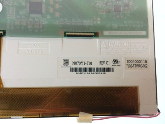 N070Y1-T01 cd/m del CMO 7,0&quot; 800 (RGB) EXHIBICIÓN INDUSTRIAL del LCD del ² de ×480 250