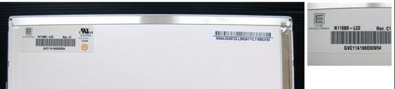 N116B6-L02 CMO 11,6” 1366 (RGB) EXHIBICIONES INDUSTRIALES del LCD del ² de ×768 200 cd/m