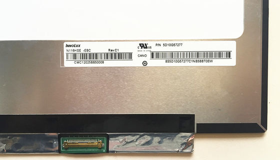 N116HSE-EBC Innolux 11,6” 1920 (RGB) EXHIBICIONES INDUSTRIALES del LCD del ² de ×1080 300 cd/m