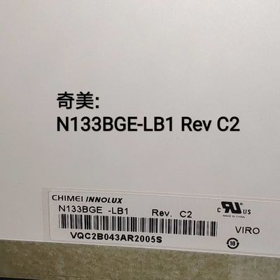 N133BGE-LB1 CHIMEI Innolux 13,3” 1366 (RGB) EXHIBICIONES INDUSTRIALES del LCD del ² de ×768 200 cd/m