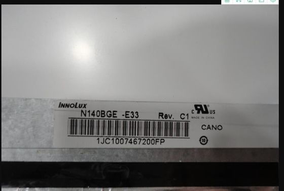 N140BGE-E33 INNOLUX 14,0” 1366 (RGB) EXHIBICIONES INDUSTRIALES del LCD del ² de ×768 220 cd/m