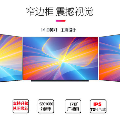 N140HCE-GP2 INNOLUX 14,0” 1920 (RGB) EXHIBICIONES INDUSTRIALES del LCD del ² de ×1080 300 cd/m