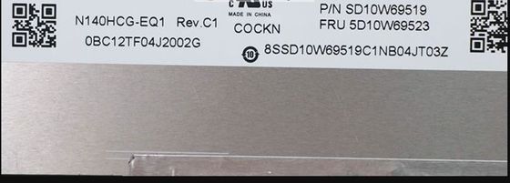 N140HCG-EQ1 INNOLUX 14,0” 1920 (RGB) EXHIBICIONES INDUSTRIALES del LCD del ² de ×1080 300 cd/m