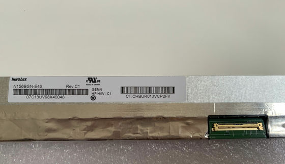 N156BGN-E43 Innolux 15,6” 1366 (RGB) EXHIBICIONES INDUSTRIALES del LCD del ² de ×768 220 cd/m