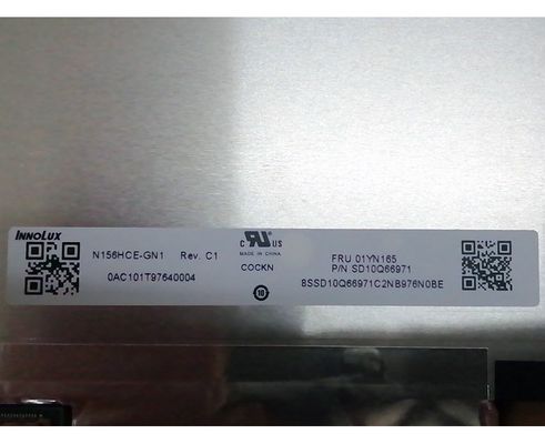 N156HCE-GN1 Innolux 15,6” 1920 (RGB) EXHIBICIONES INDUSTRIALES del LCD del ² de ×1080 500 cd/m