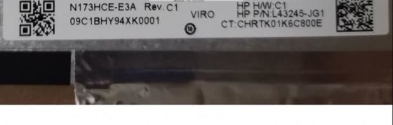 N173HCE-E3A Innolux 17,3” 1920 (RGB) EXHIBICIONES INDUSTRIALES del LCD del ² de ×1080 300 cd/m