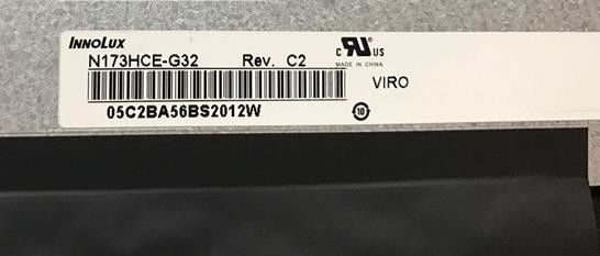 N173HCE-G32 Innolux 17,3” 1920 (RGB) EXHIBICIONES INDUSTRIALES del LCD del ² de ×1080 300 cd/m
