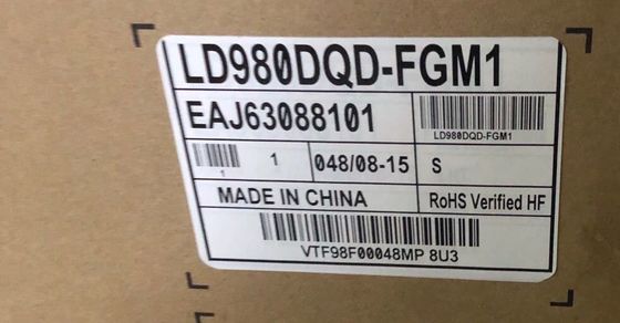 Cd/m de LD980DQD-FGM1 LG Display 98&quot; 3840 (RGB) EXHIBICIÓN INDUSTRIAL del LCD del ² de ×2160 500