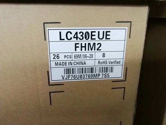 EXHIBICIÓN INDUSTRIAL 51PPI de ×1080 300cd/m2 LCD de LC430EUE-FHM2 LG Display 43&quot; 1920 (RGB)