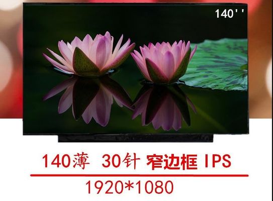 14,0” módulos video 157PPI LP140WF3-SPC1 de 1920×1080 300cd/m2 Lcd