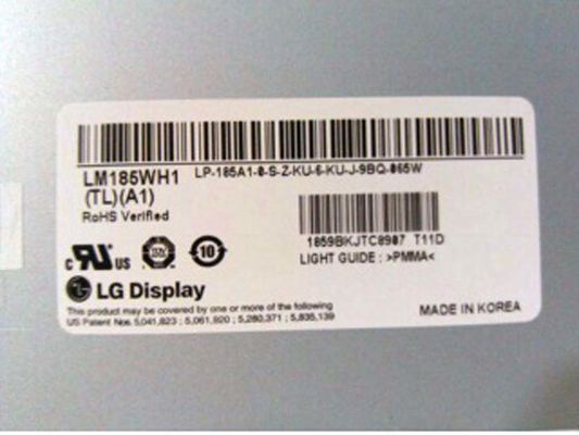 LM185WH1-TLA1 EXHIBICIÓN INDUSTRIAL de 1366×768 300cd/m2 LCD del LG Display 18,5”