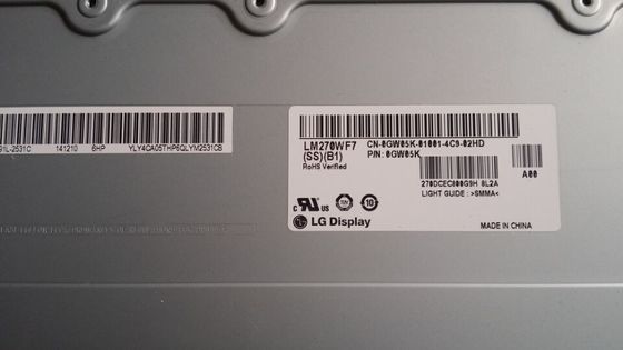 LM270WF7-SSB1 LG Display 27,0&quot; EXHIBICIÓN INDUSTRIAL de 1920×1080 250cd/m2 LCD