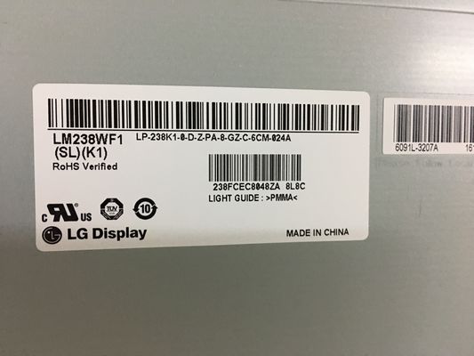 23,8 panel LCD industrial FHD 92PPI LM238WF1-SLA1 de la pulgada 250cd/M2