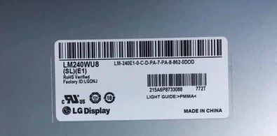 EXHIBICIÓN INDUSTRIAL del LCD del ² de ×1200 300 cd/m de LM240WU8-SLE4 LG Display 24,0&quot; 1920 (RGB)